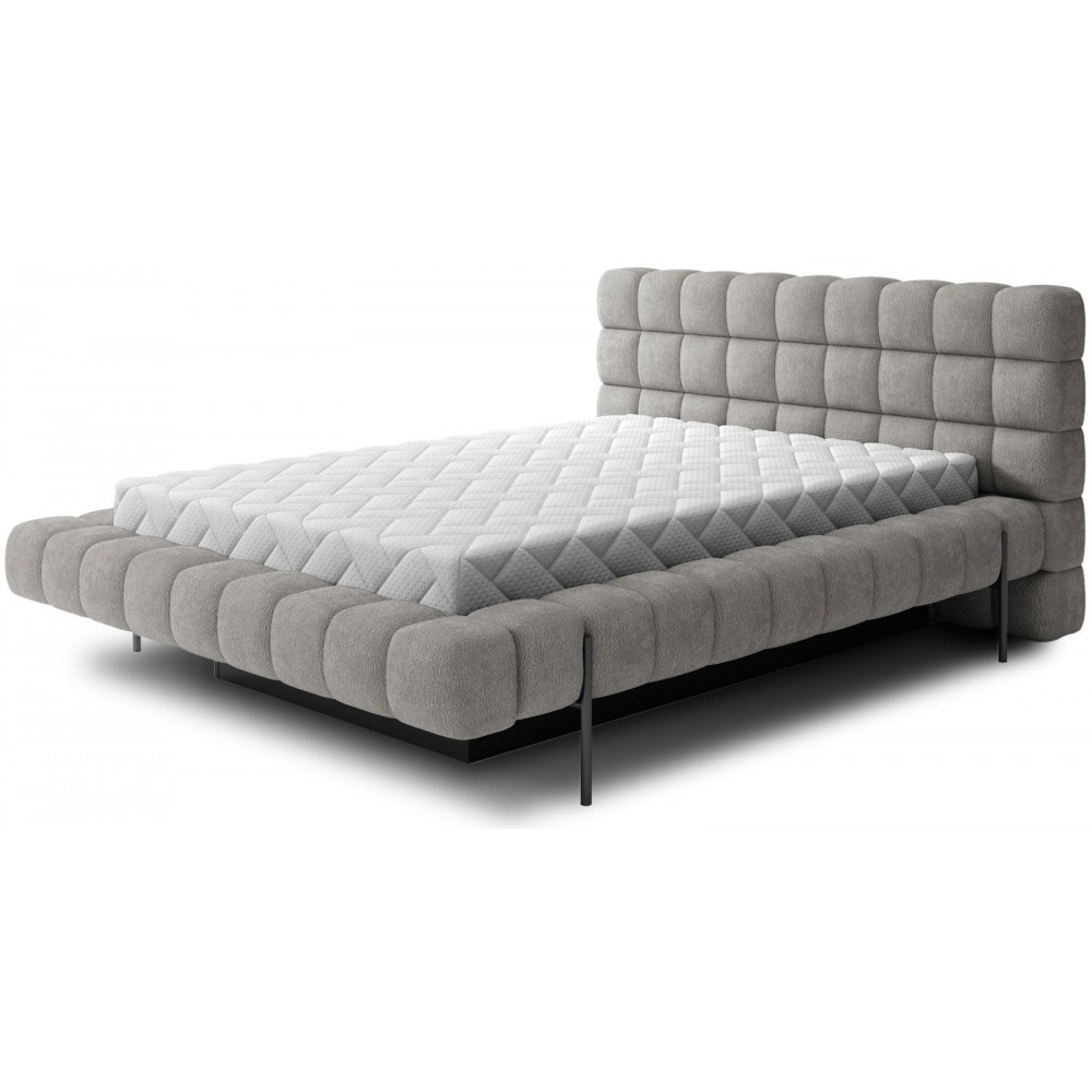 Επενδυμένο κρεβάτι Cloud-Gkri-160 x 200