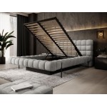 Επενδυμένο κρεβάτι Cloud-Gkri-160 x 200