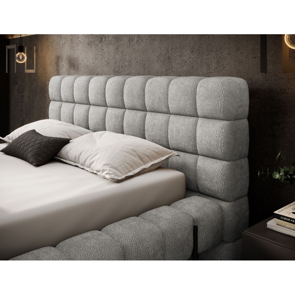 Επενδυμένο κρεβάτι Cloud-Gkri-180 x 200