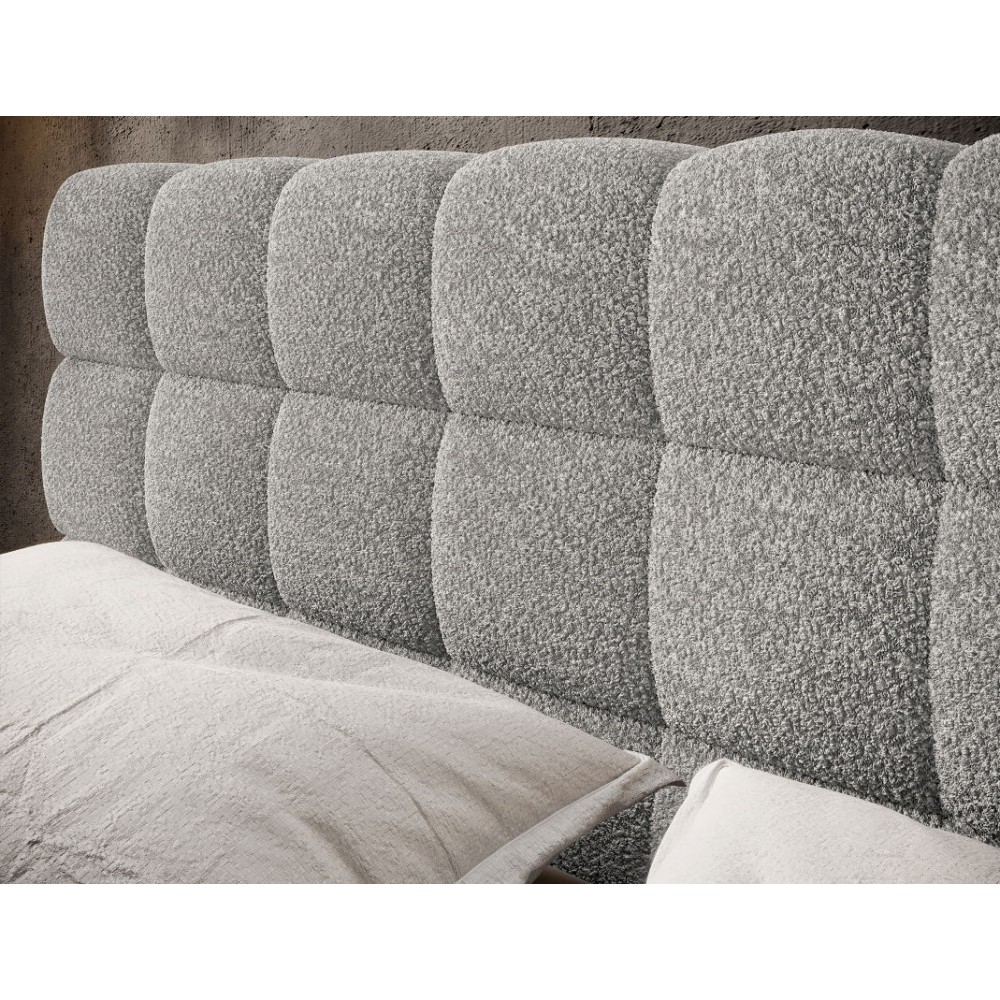 Επενδυμένο κρεβάτι Cloud-Gkri Anoixto-140 x 200