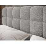 Επενδυμένο κρεβάτι Cloud-Gkri Anoixto-140 x 200