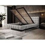 Επενδυμένο κρεβάτι Cloud-Gkri Anoixto-160 x 200