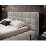 Επενδυμένο κρεβάτι Cloud-Gkri Anoixto-160 x 200