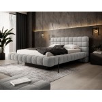 Επενδυμένο κρεβάτι Cloud-Gkri Anoixto-180 x 200