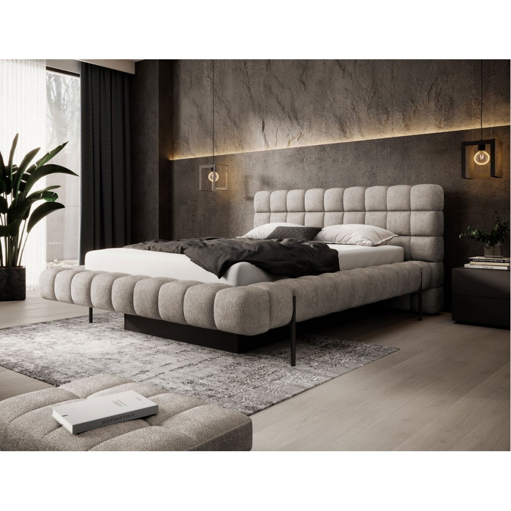 Επενδυμένο κρεβάτι Cloud-Mpez-140 x 200