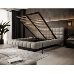 Επενδυμένο κρεβάτι Cloud-Mpez-140 x 200