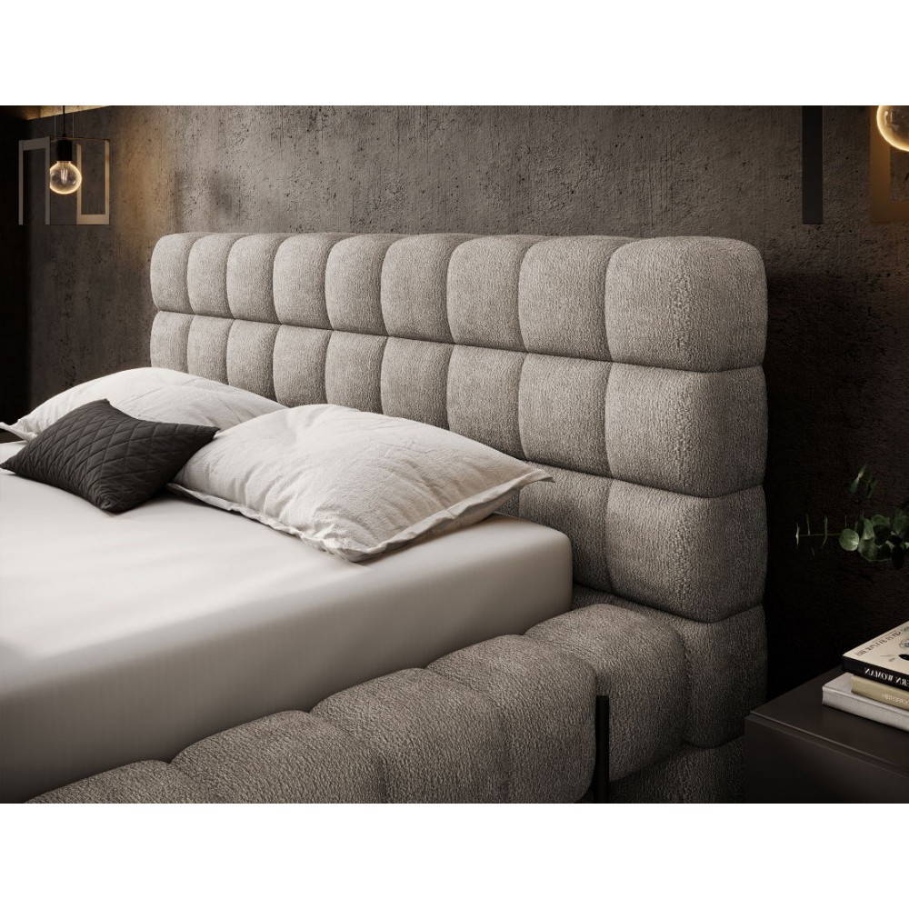 Επενδυμένο κρεβάτι Cloud-Mpez-140 x 200