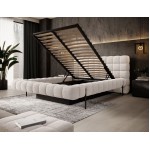 Επενδυμένο κρεβάτι Cloud-Mpez Anoixto-140 x 200