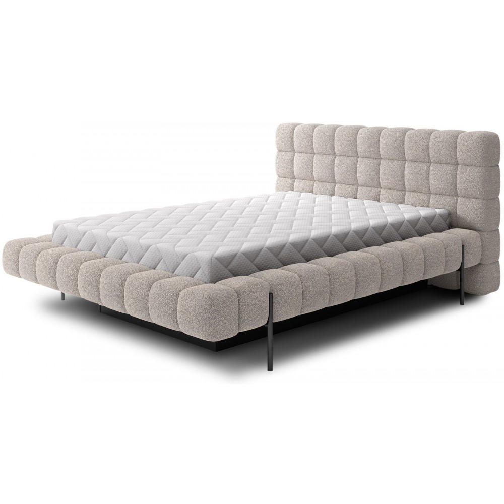 Επενδυμένο κρεβάτι Cloud-Mpez Anoixto-180 x 200