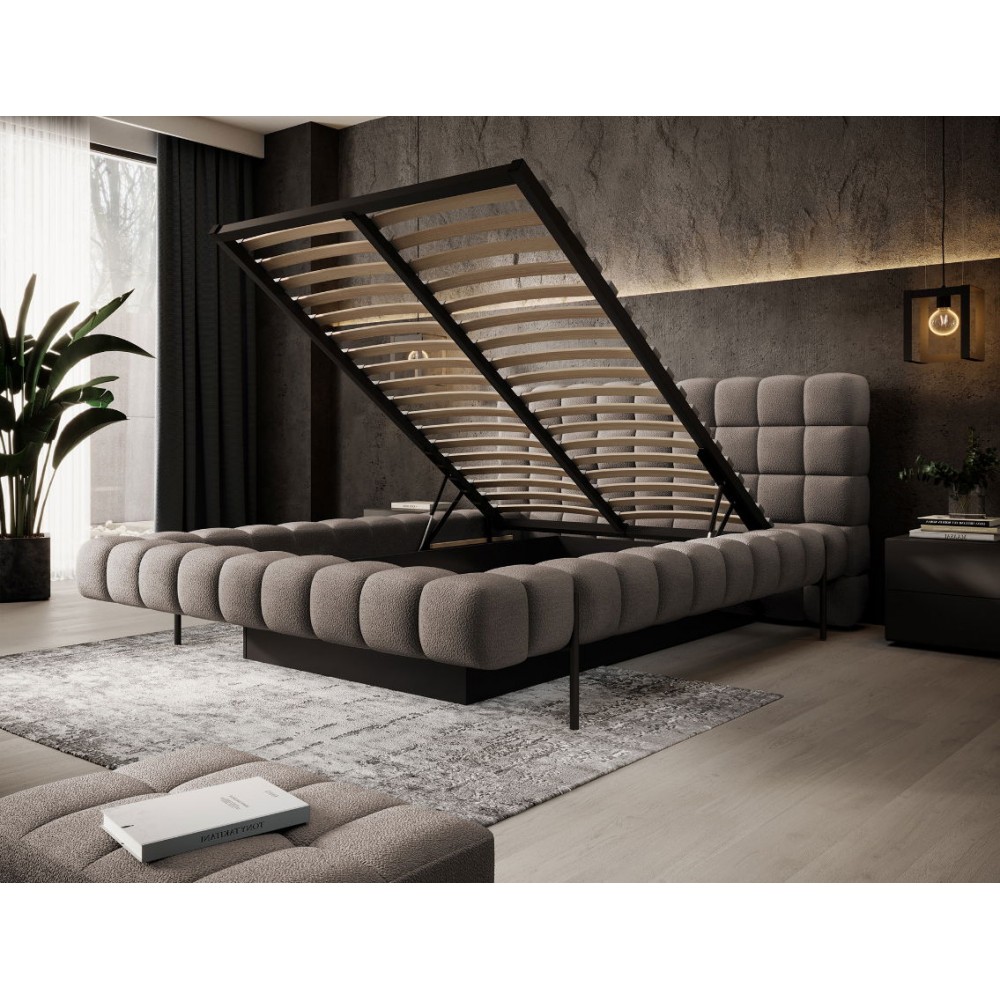 Επενδυμένο κρεβάτι Cloud-Kafe-180 x 200