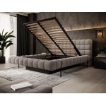 Επενδυμένο κρεβάτι Cloud-Kafe Anoixto-160 x 200