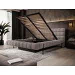 Επενδυμένο κρεβάτι Cloud-Ekrou-180 x 200