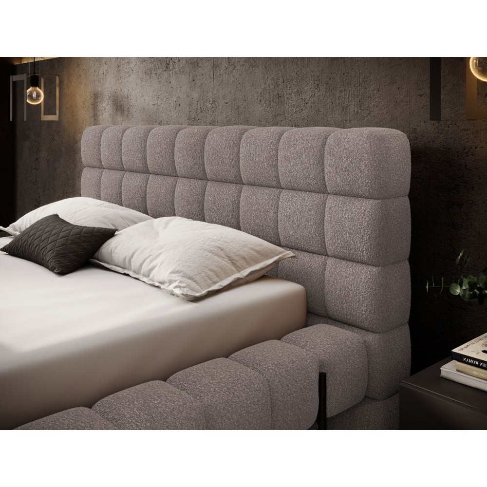 Επενδυμένο κρεβάτι Cloud-Ekrou-180 x 200