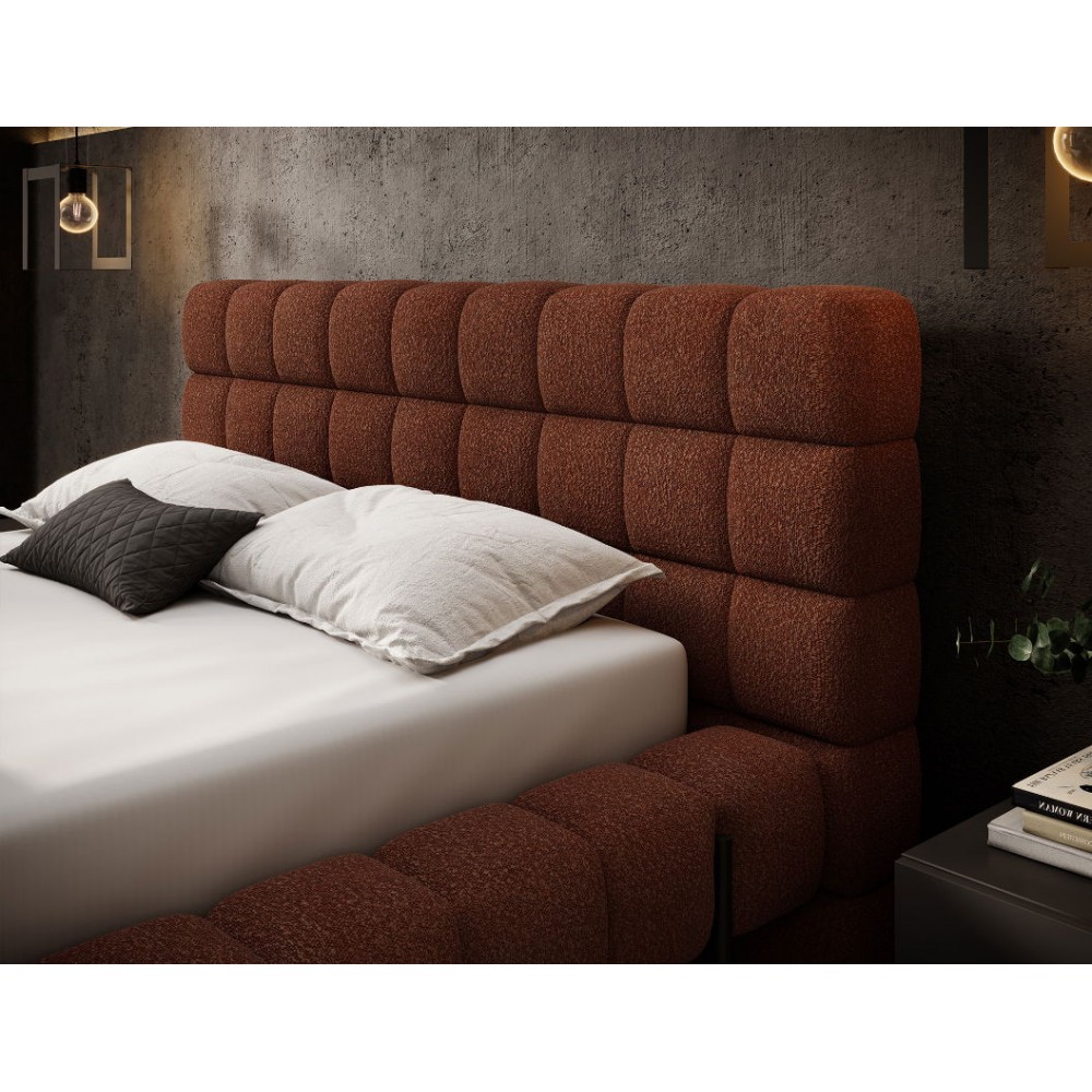 Επενδυμένο κρεβάτι Cloud-Keramidi-140 x 200