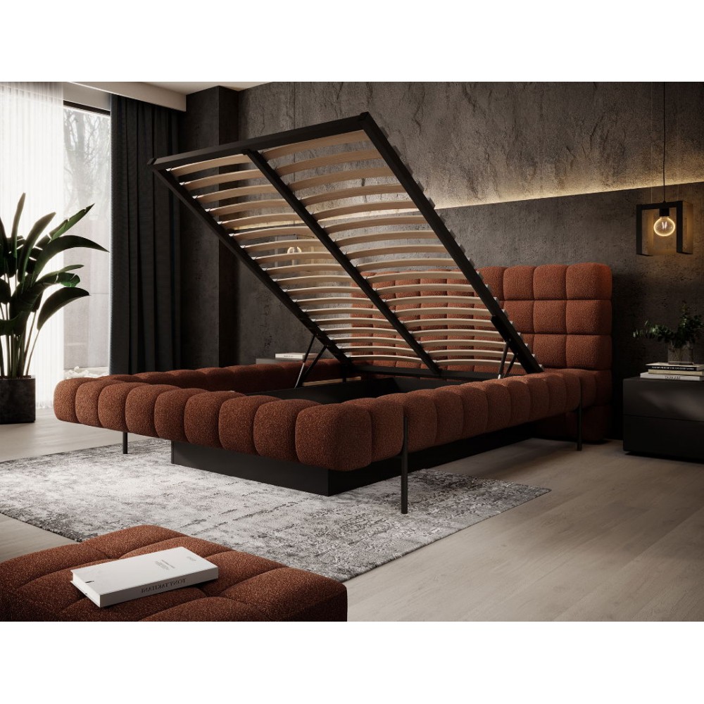 Επενδυμένο κρεβάτι Cloud-Keramidi-160 x 200