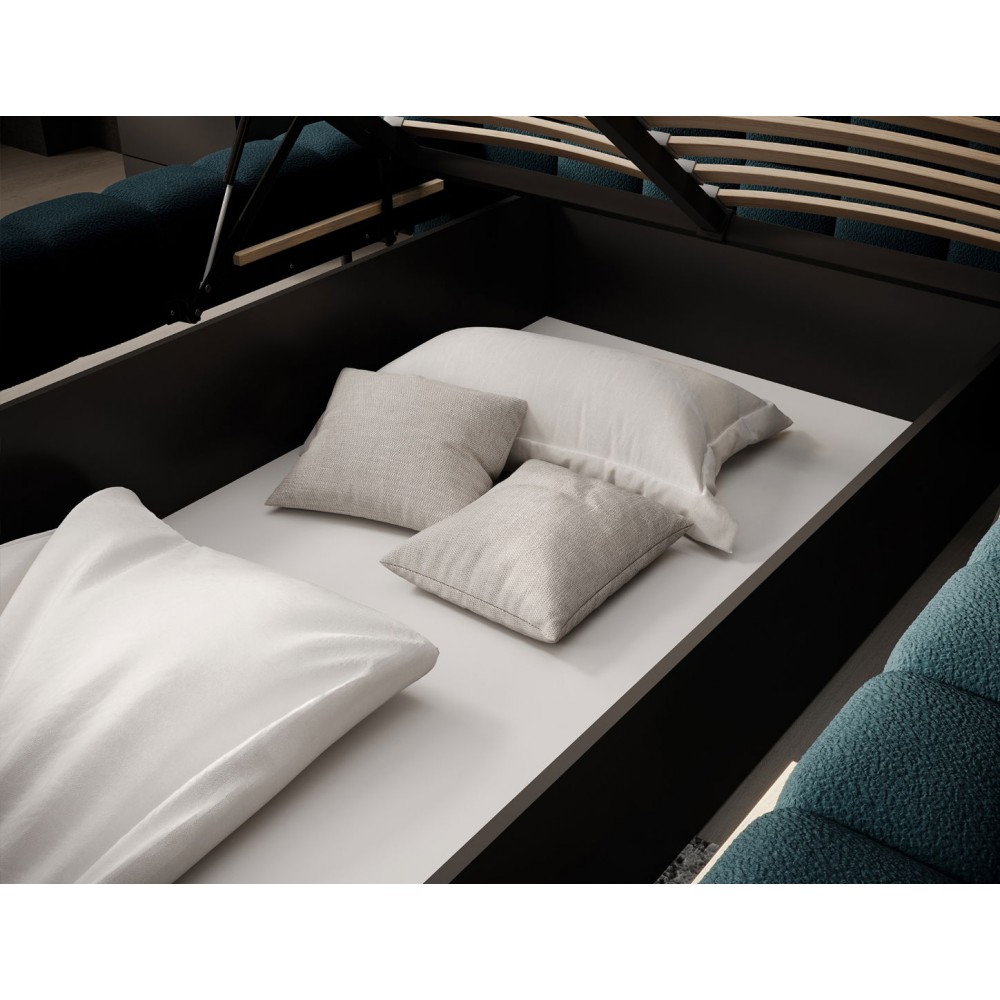 Επενδυμένο κρεβάτι Cloud-Mple Skouro-160 x 200