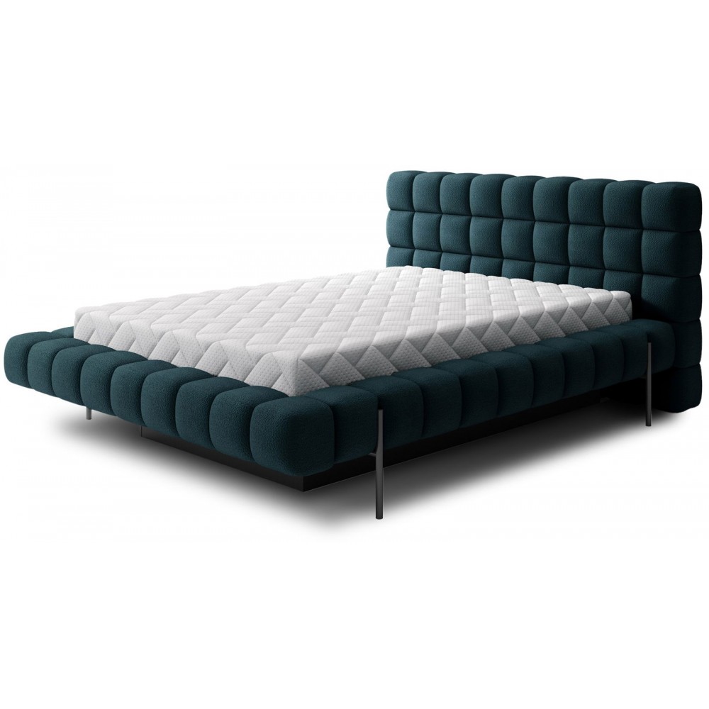 Επενδυμένο κρεβάτι Cloud-Mple Skouro-180 x 200