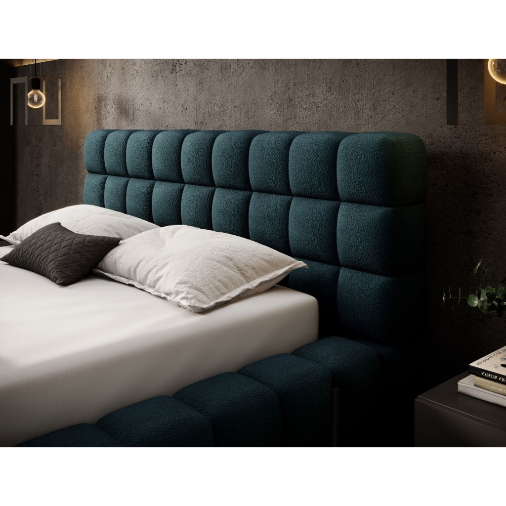 Επενδυμένο κρεβάτι Cloud-Mple Skouro-180 x 200