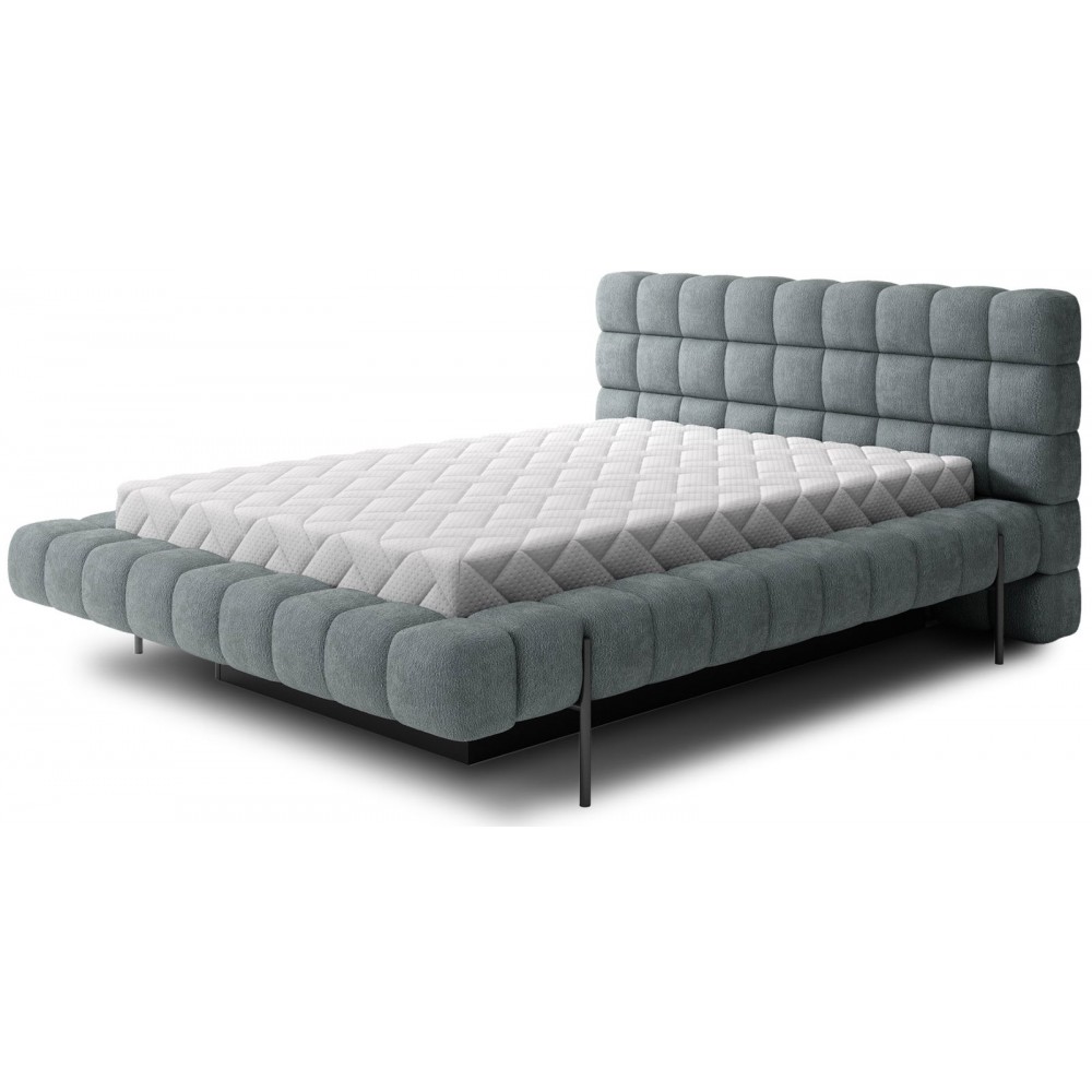 Επενδυμένο κρεβάτι Cloud-Olive-180 x 200