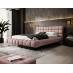 Επενδυμένο κρεβάτι Cloud-Roz-160 x 200