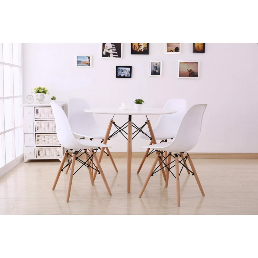 Τραπέζι Fiorino Round 80x80x74