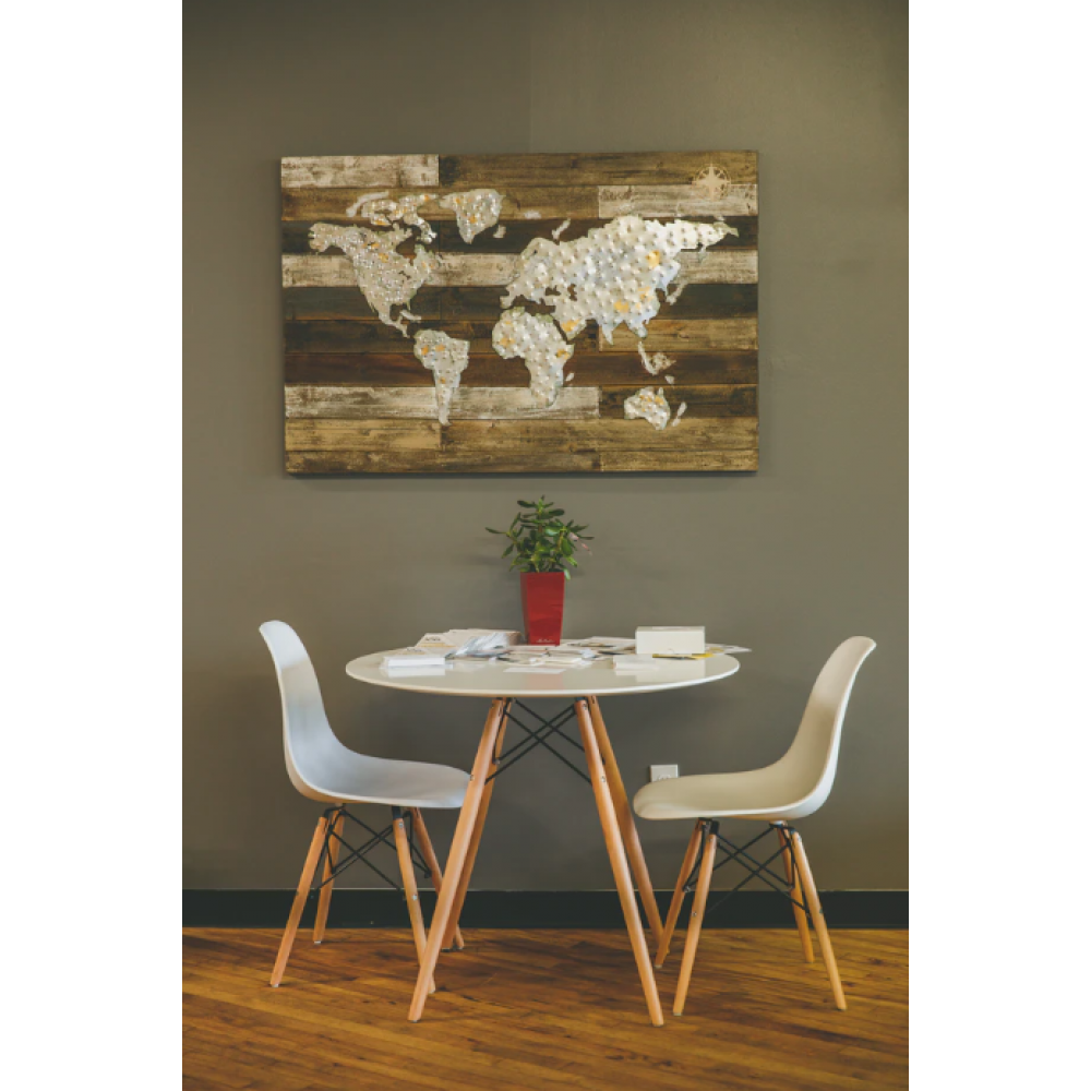 Τραπέζι Fiorino Round 80x80x74