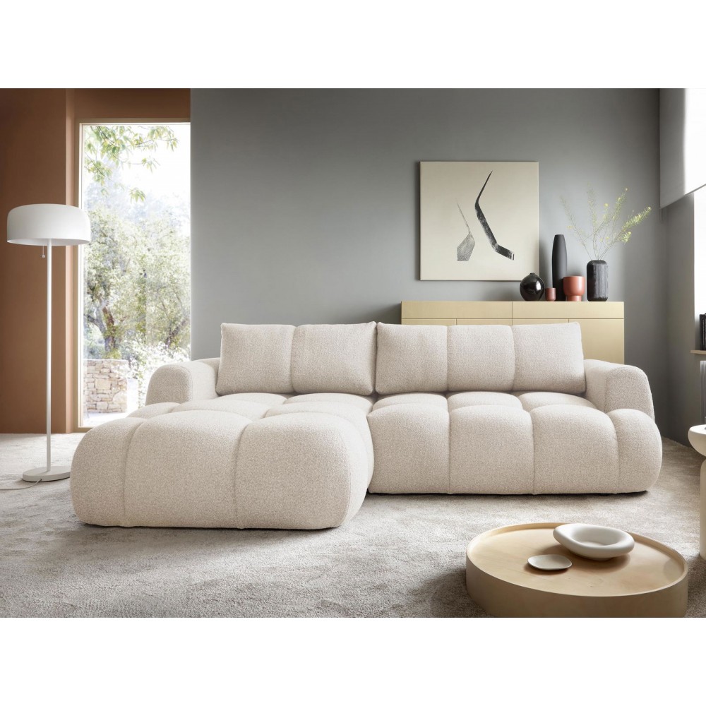 Γωνιακός καναπές Mitto-Krem-Αριστερή