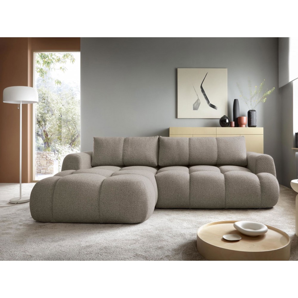 Γωνιακός καναπές Mitto-Mpez Skouro-Αριστερή