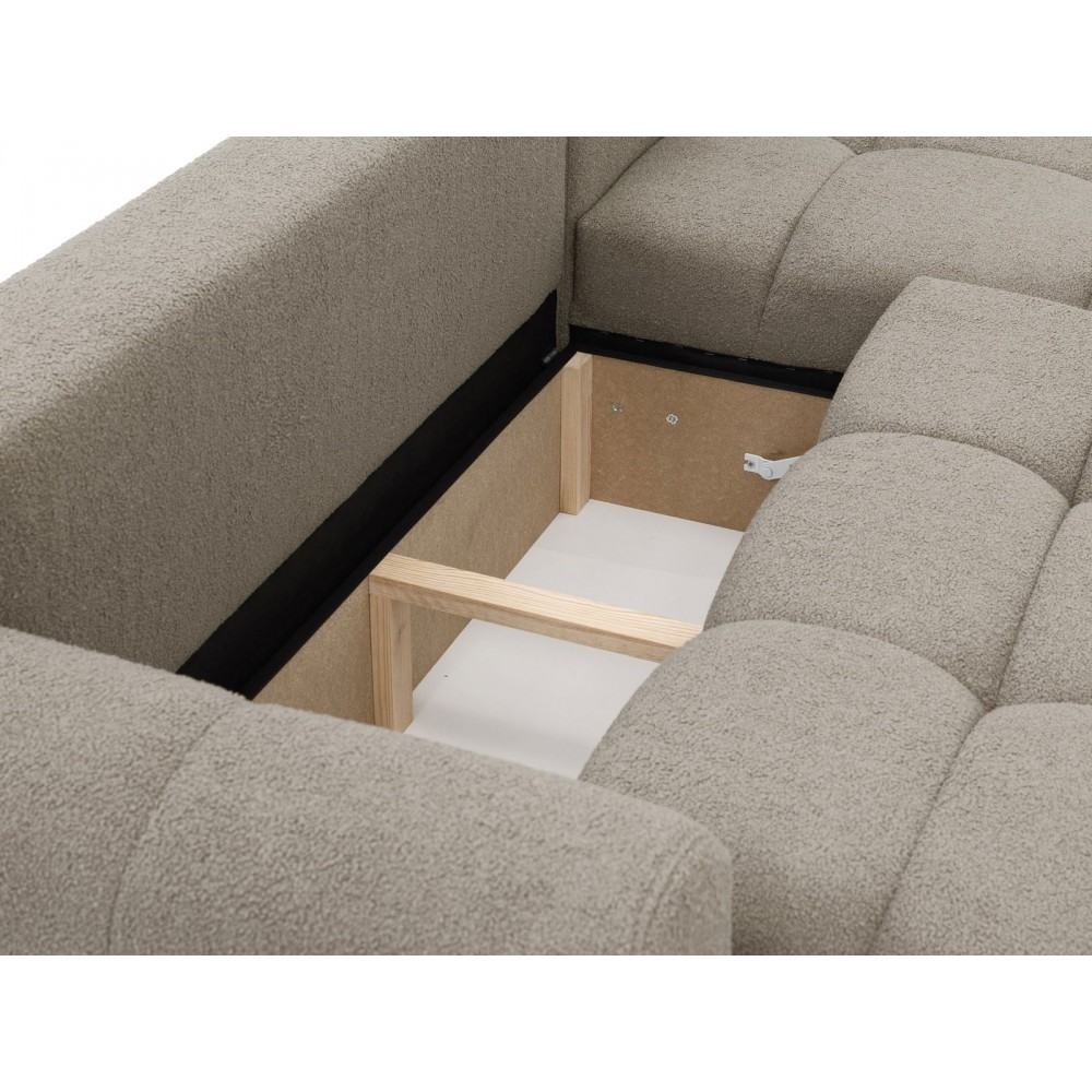 Γωνιακός καναπές Mitto-Mpez Skouro-Αριστερή