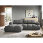 Γωνιακός καναπές Mitto-Gkri Skouro-Αριστερή