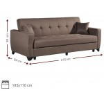 Καναπές - κρεβάτι Baron τριθέσιος