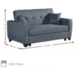 Καναπές - κρεβάτι Baron διθέσιος