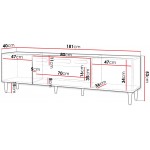 Έπιπλο τηλεόρασης Nakomo-Mauro