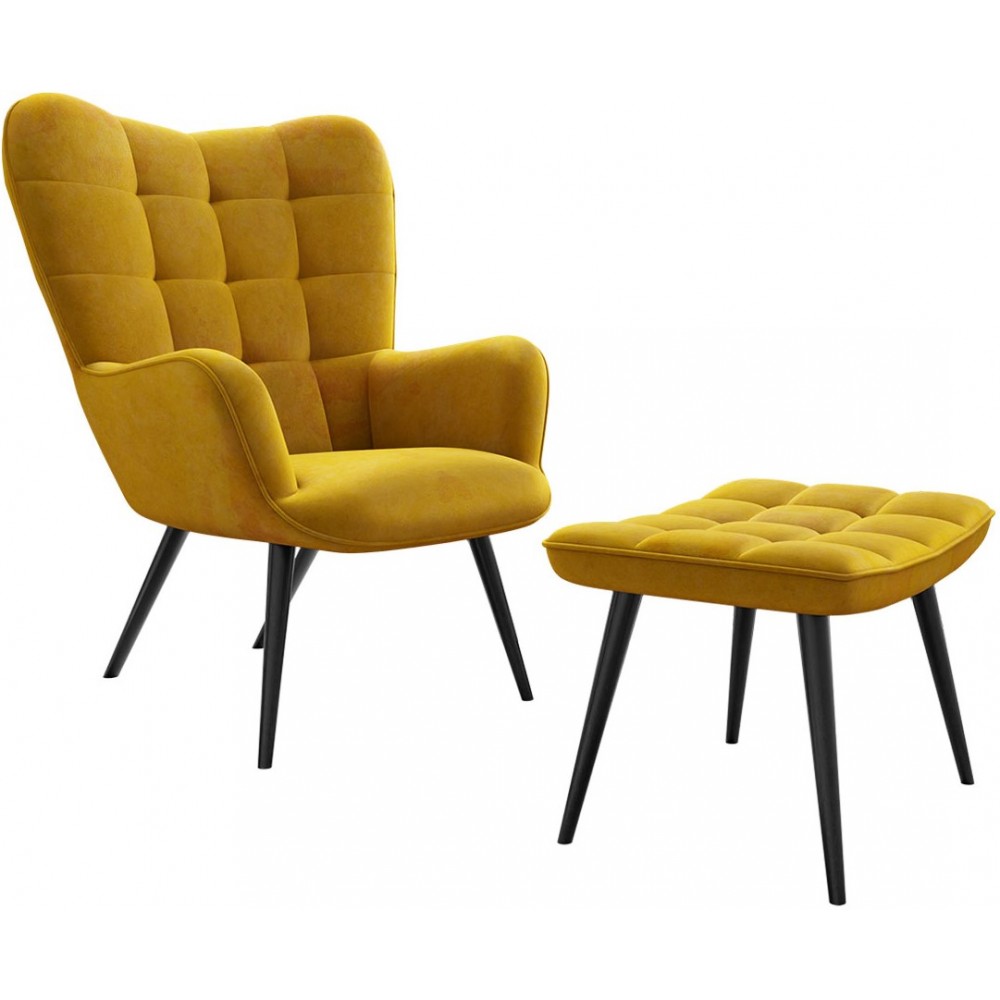 Σετ πολυθρόνας Gunar-Moustardi