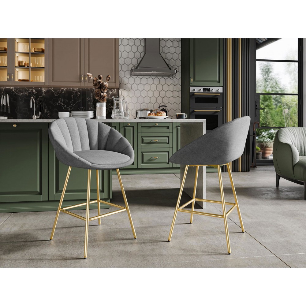 Σετ 2 σκαμπό μπαρ Hoker