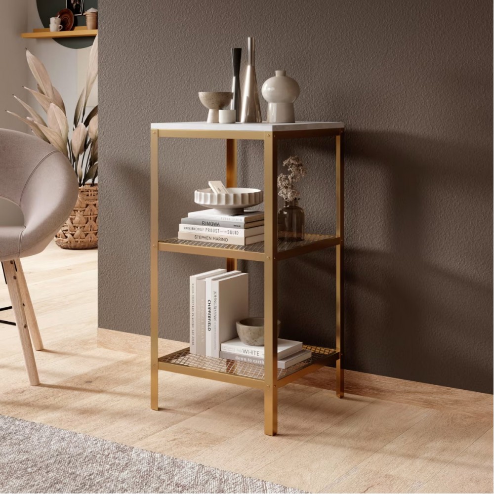Βιβλιοθήκη Novella mini-Xruso-Gkri 40x40x80