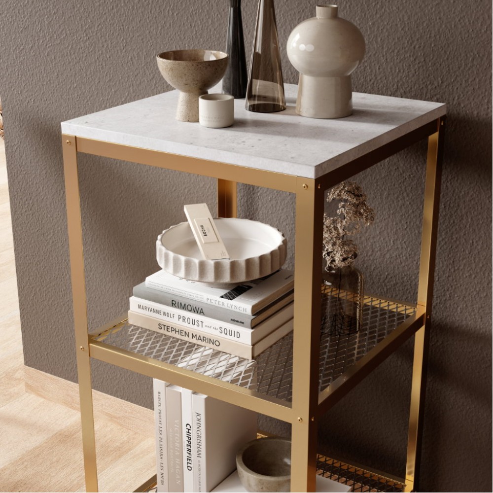 Βιβλιοθήκη Novella mini-Xruso-Gkri 40x40x80
