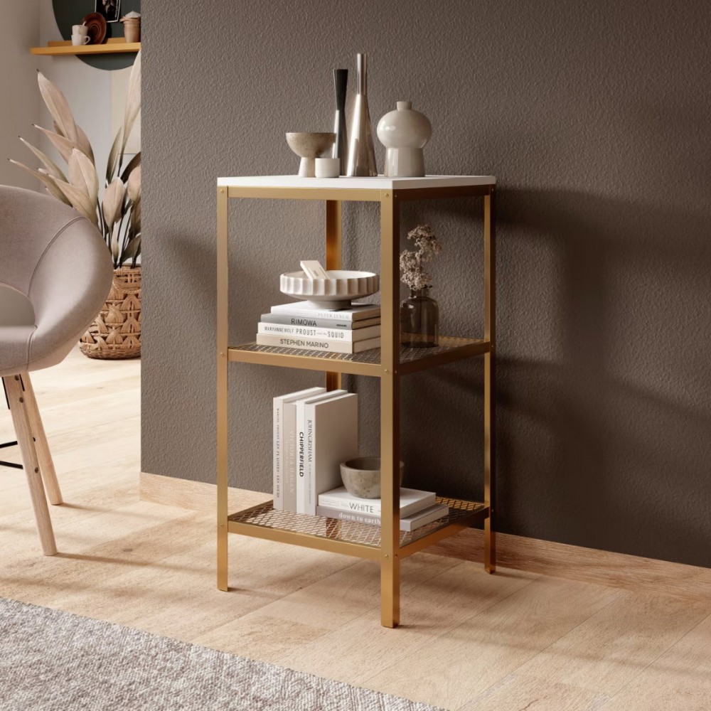 Βιβλιοθήκη Novella mini-Xruso - Leuko 40x40x80