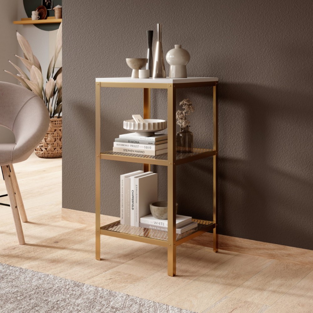 Βιβλιοθήκη Novella mini-Xruso-Leuko gualistero 40x40x80
