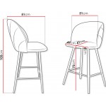Σκαμπό Hoker II 51x51x105