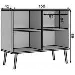 Μπουφές Cheri-Leuko 100x42x85