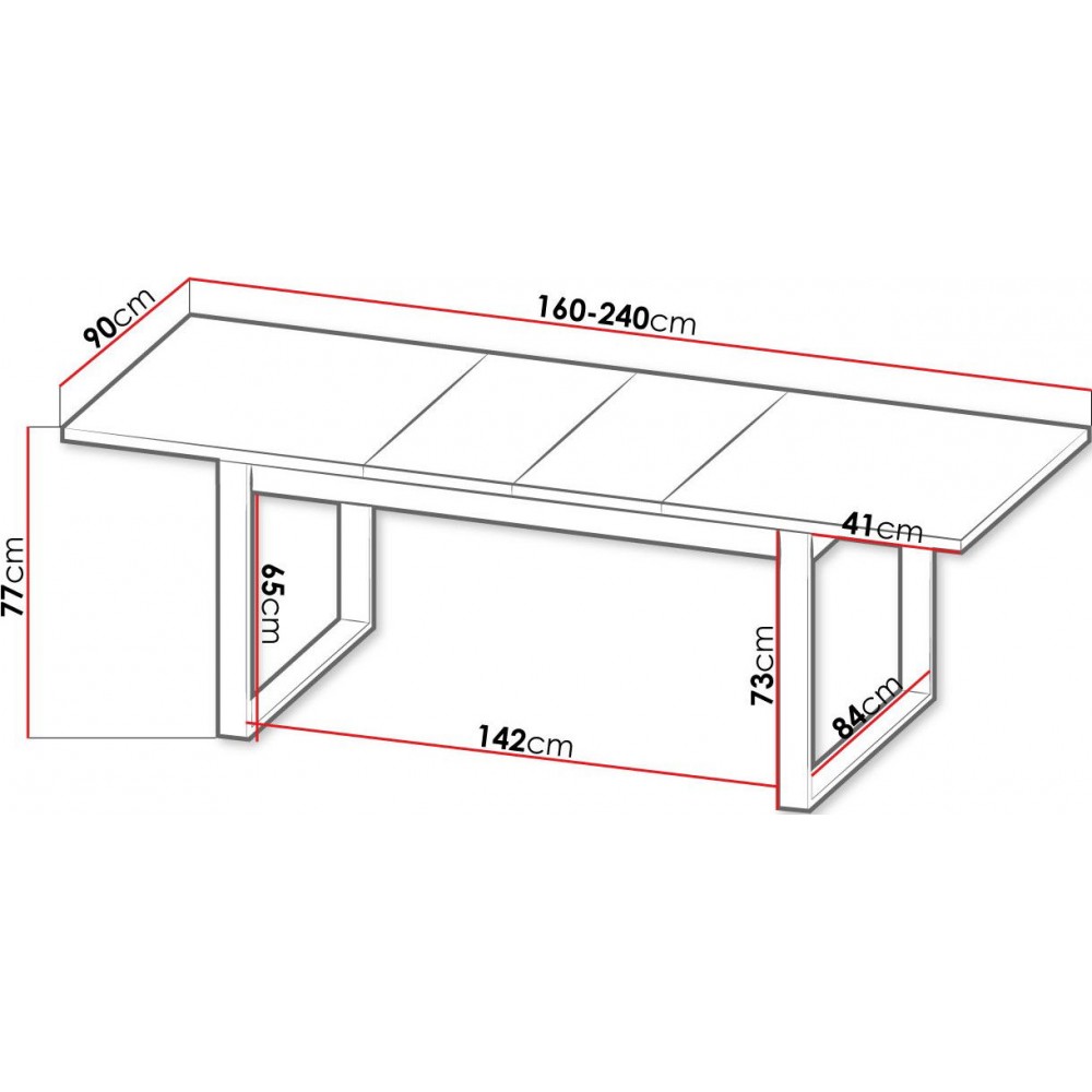 Τραπέζι Lamelo επεκτεινόμενο