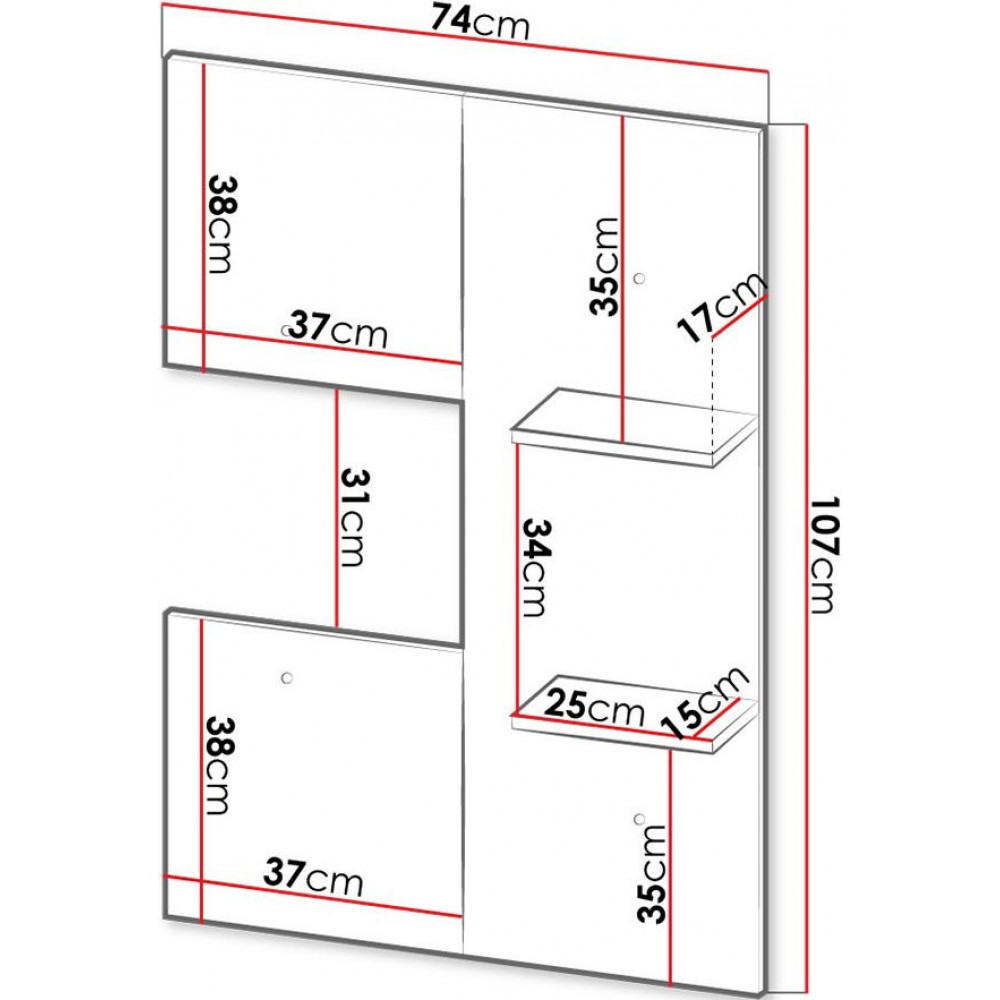Πάνελ τοίχου Lamelo