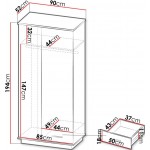 Ντουλάπα Lamelo Δίφυλλη