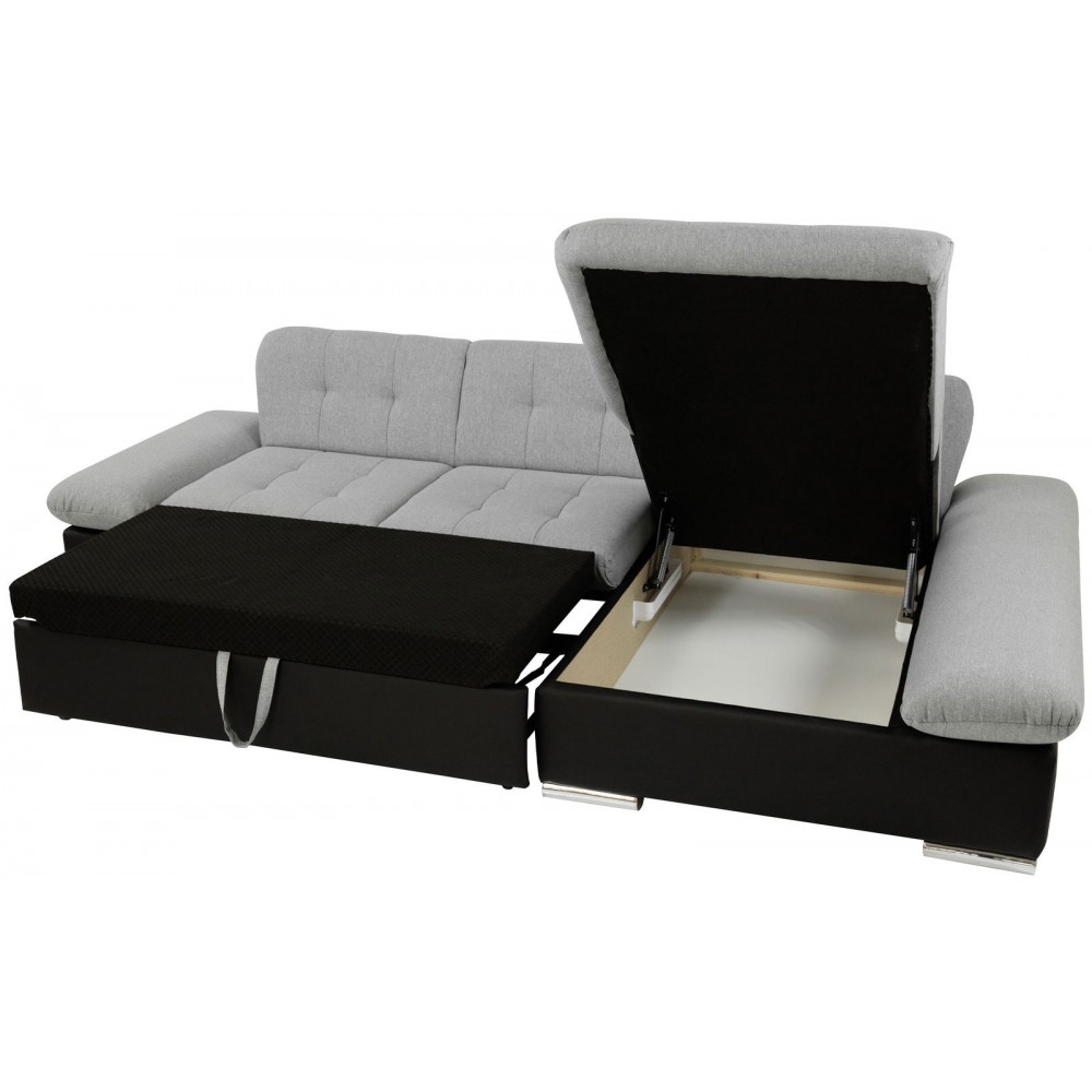 Γωνιακός καναπές Malwi II-Αριστερή-Με κρεβάτι