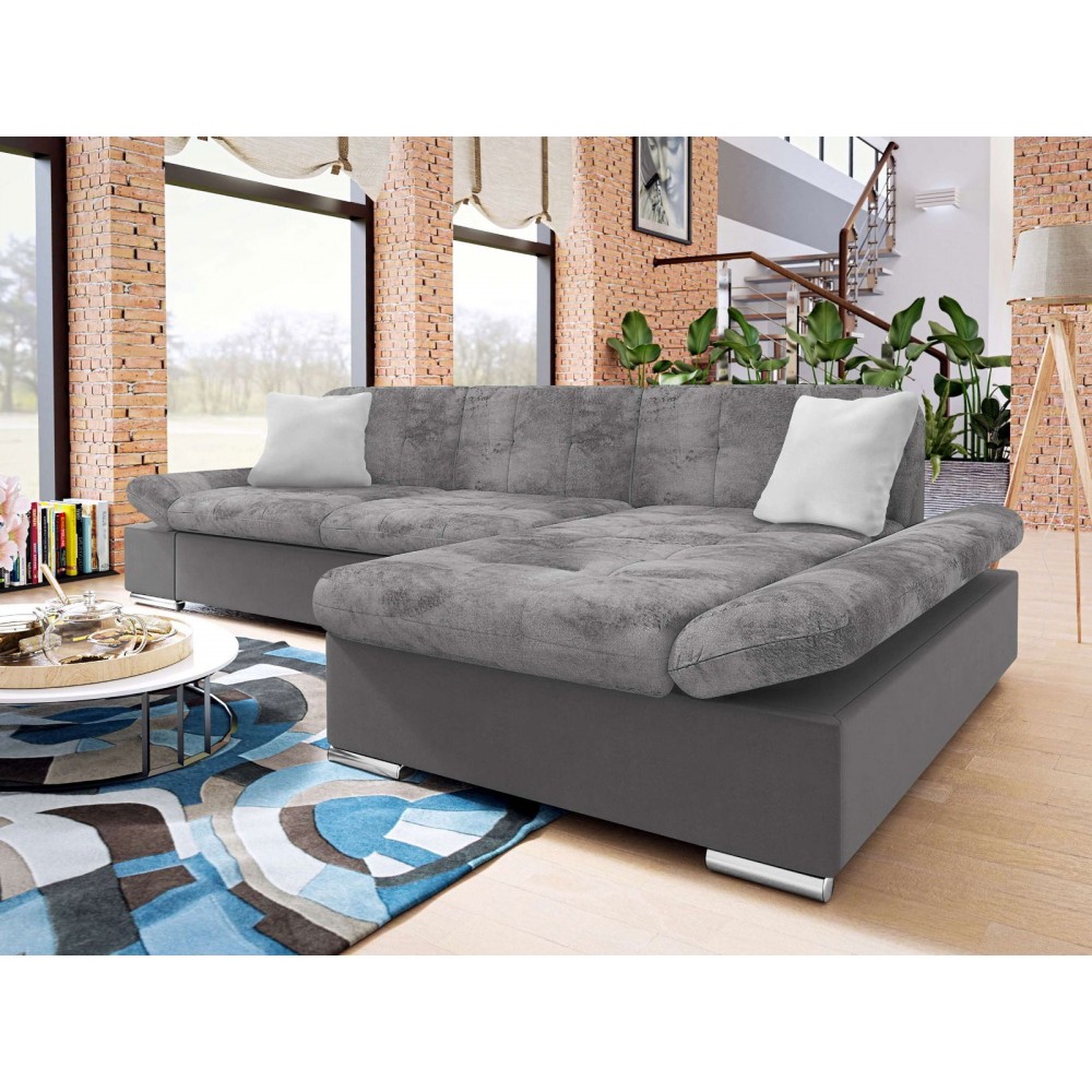 Γωνιακός καναπές Malwi II-Δεξιά-Με κρεβάτι