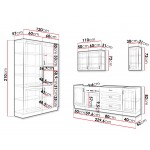 Σύνθεση κουζίνας Retroline III-Leuko