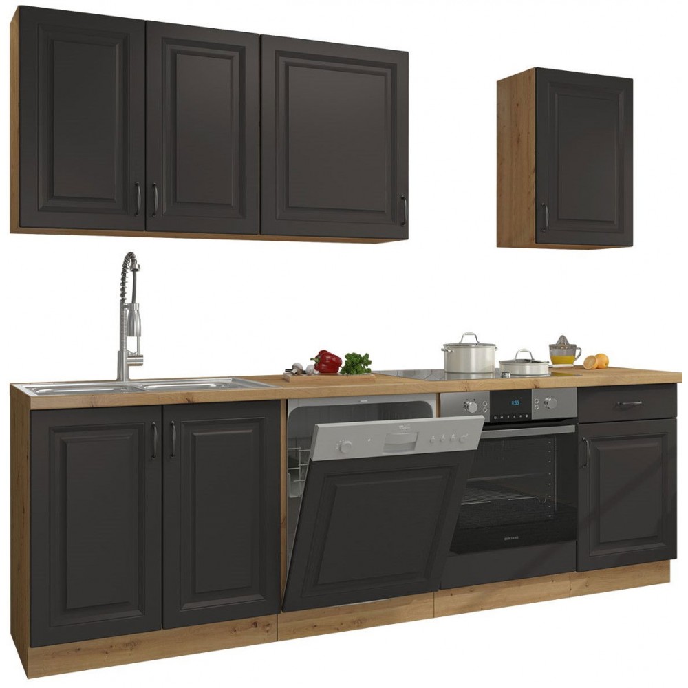 Σύνθεση κουζίνας Retroline V-Gkri-Fusiko