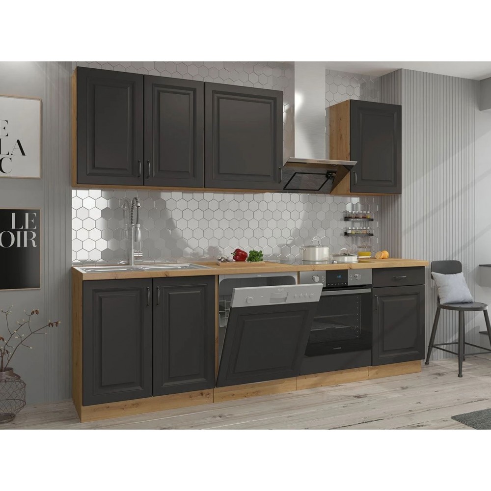 Σύνθεση κουζίνας Retroline V-Gkri-Fusiko