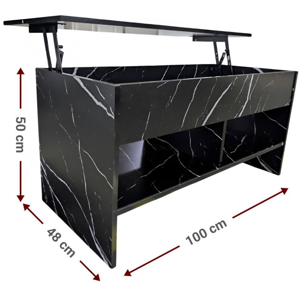 Τραπεζάκι σαλονιού Vivian 100x48x50